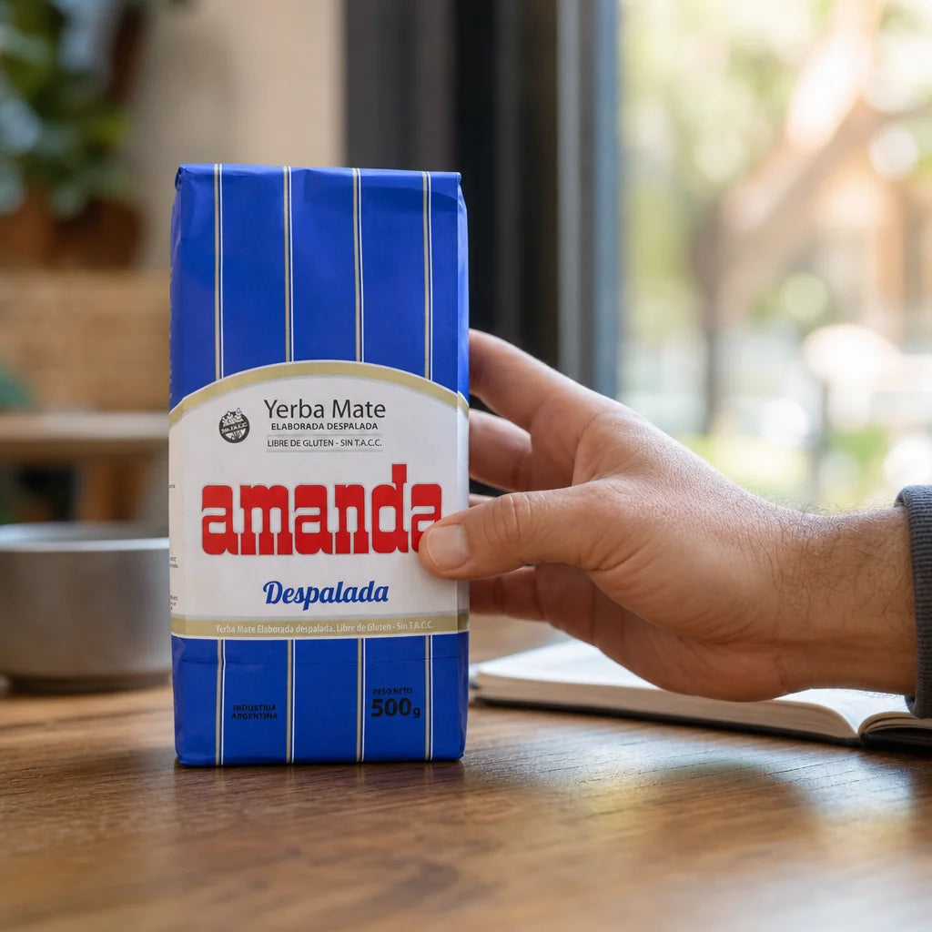 Amanda Yerba-Mate-Tee • Ohne Stängel – Sin palo • 500 g