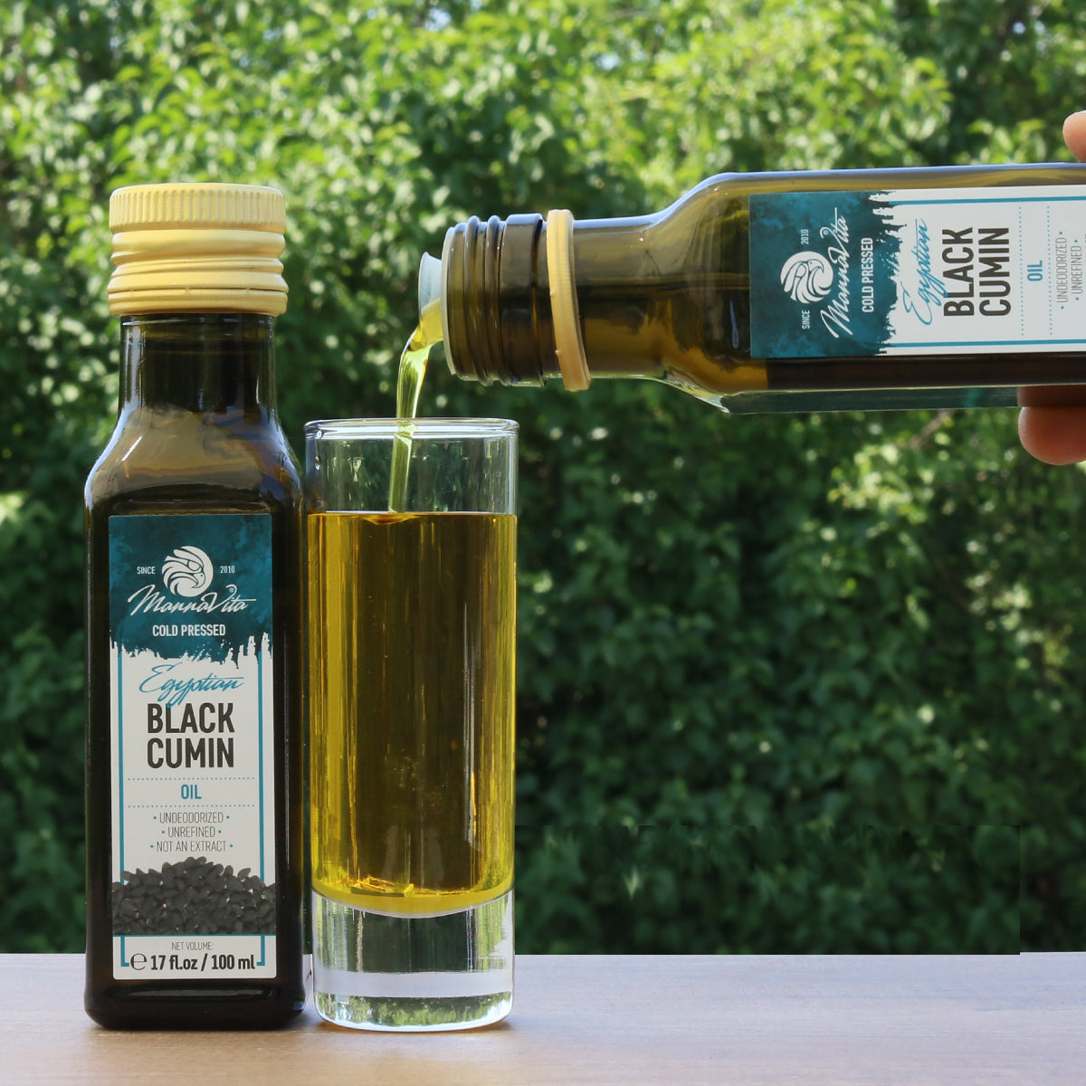 Mannavita kaltgepresstes Schwarzkümmelöl • 100 ml