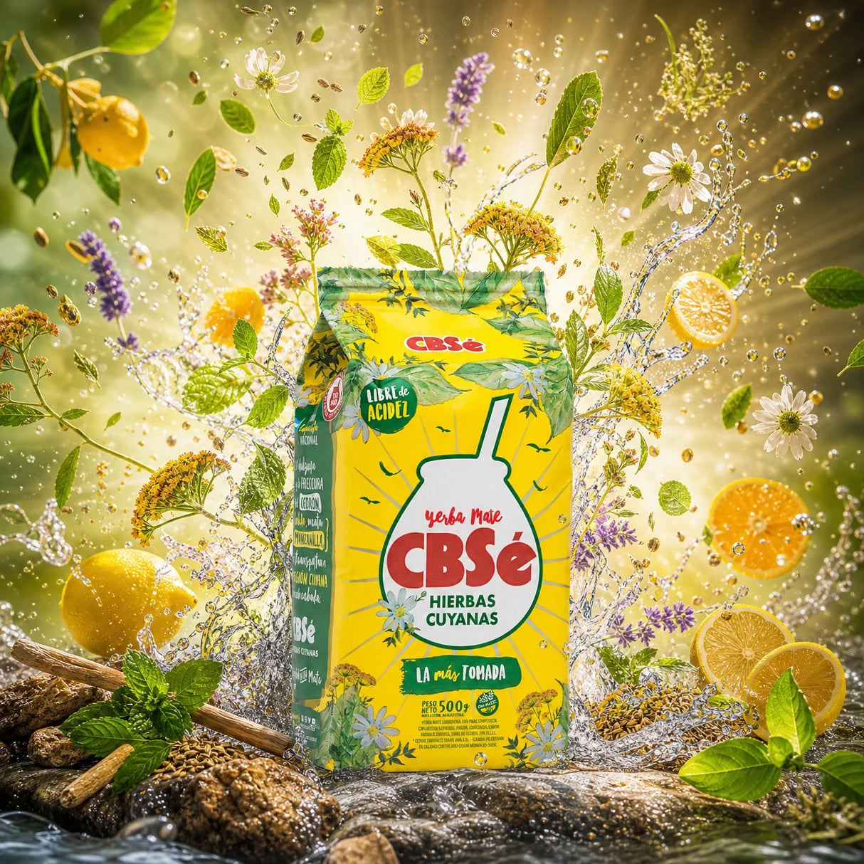 CBSé Yerba-Mate-Tee • Waldfrüchte • 500 g