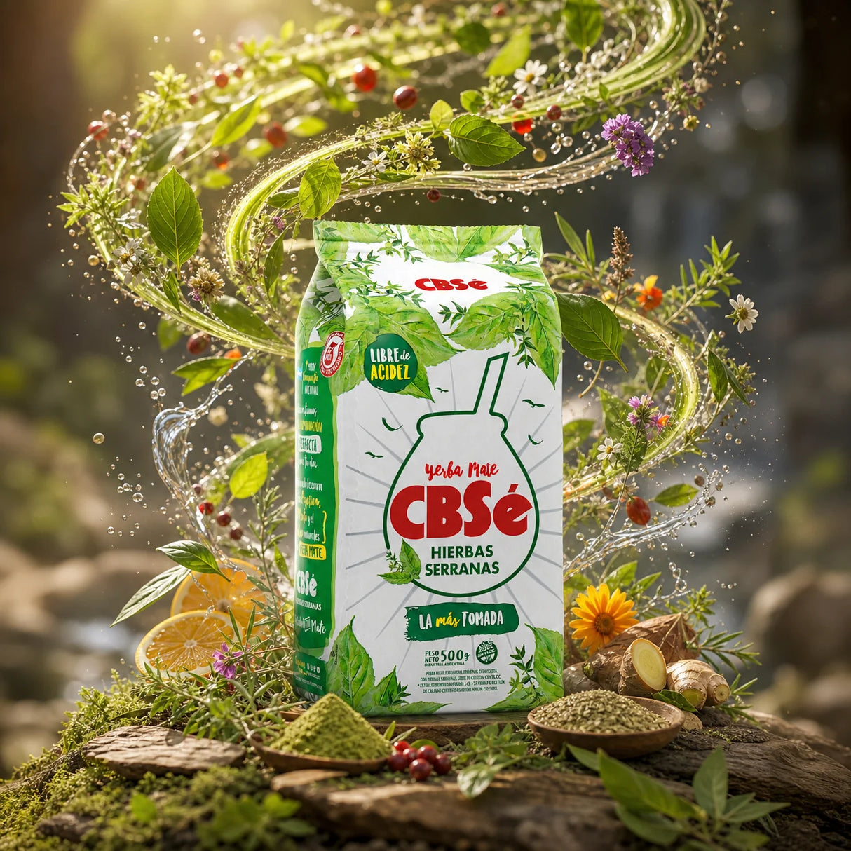 CBSé Yerba-Mate-Tee • Waldfrüchte • 500 g