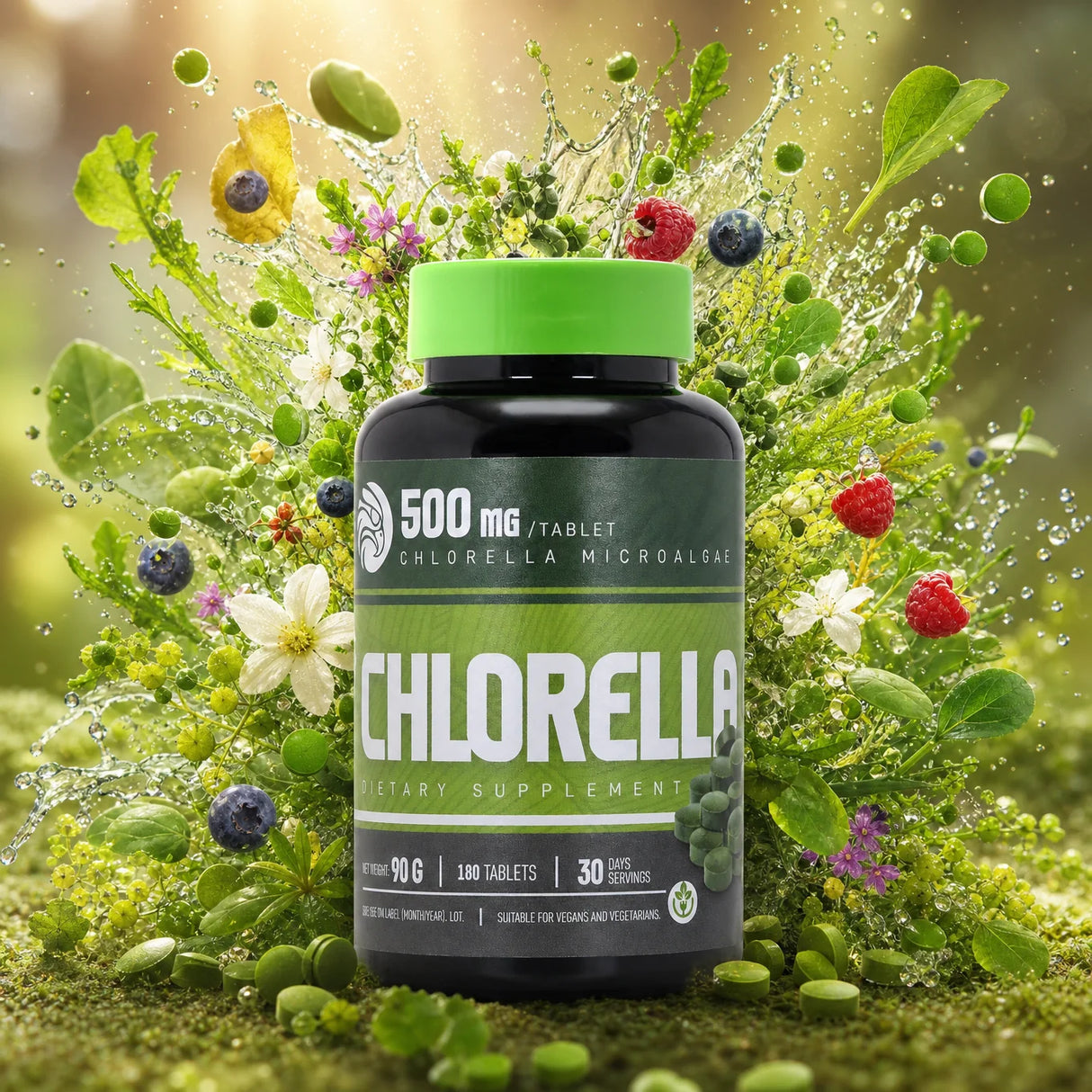 Mannavita Chlorella 500 mg Tabletten • 180 Stk.