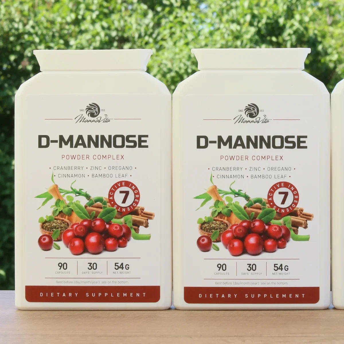 Mannavita D-mannose Complex • with Cranberry extract • 90 capsules - Mannavita