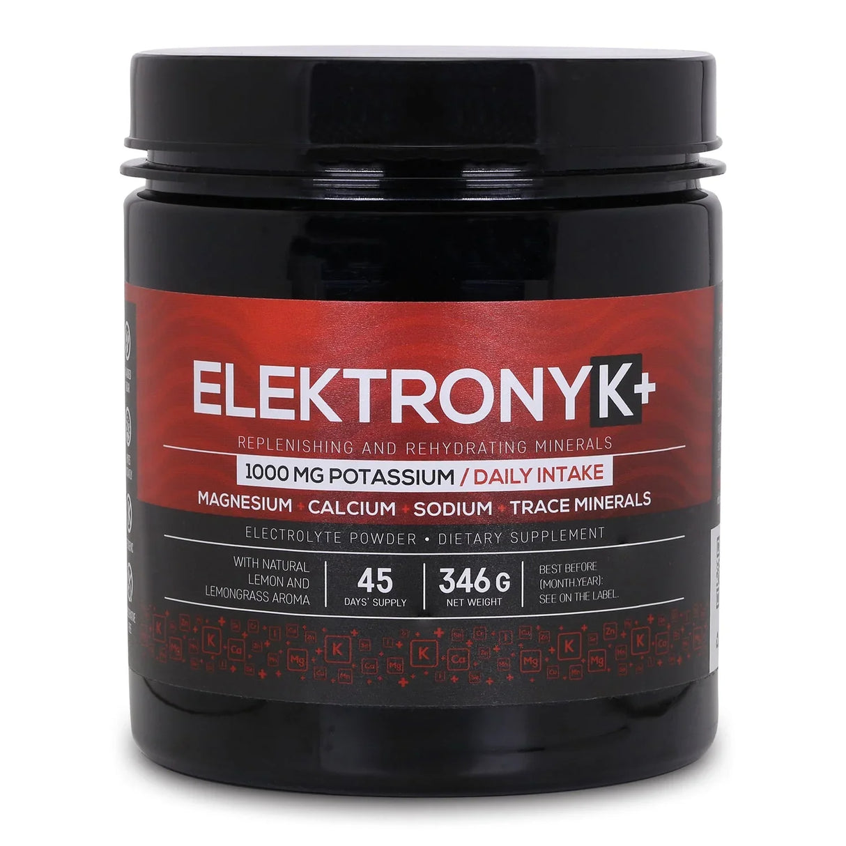 ElektronyK+ electrolyte powder • 1000 mg potassium • SWEET, 346g - Mannavita