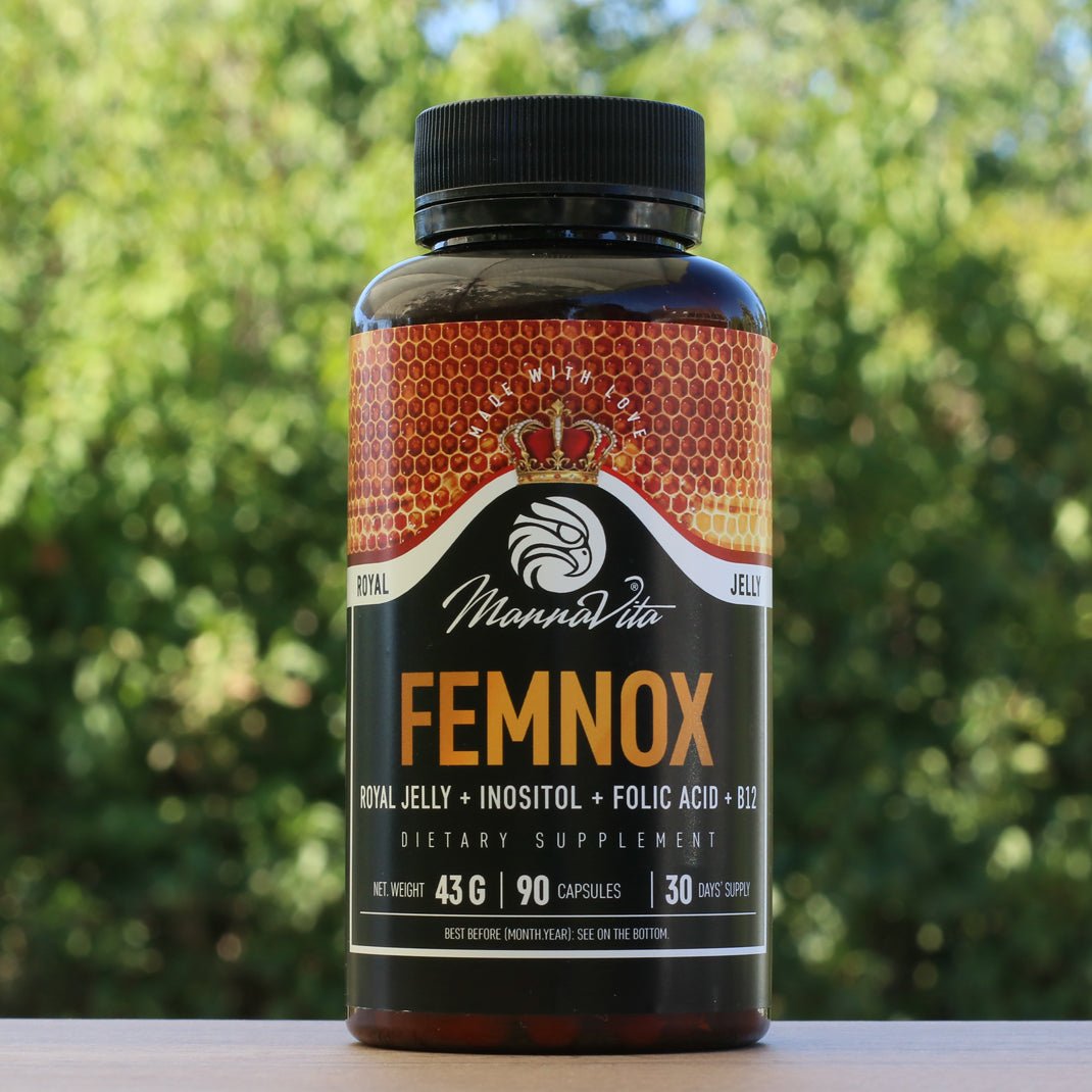 FEMNOX Gelée Royale + Inositol + Folsäure + B12 Komplex • 90 Kapseln