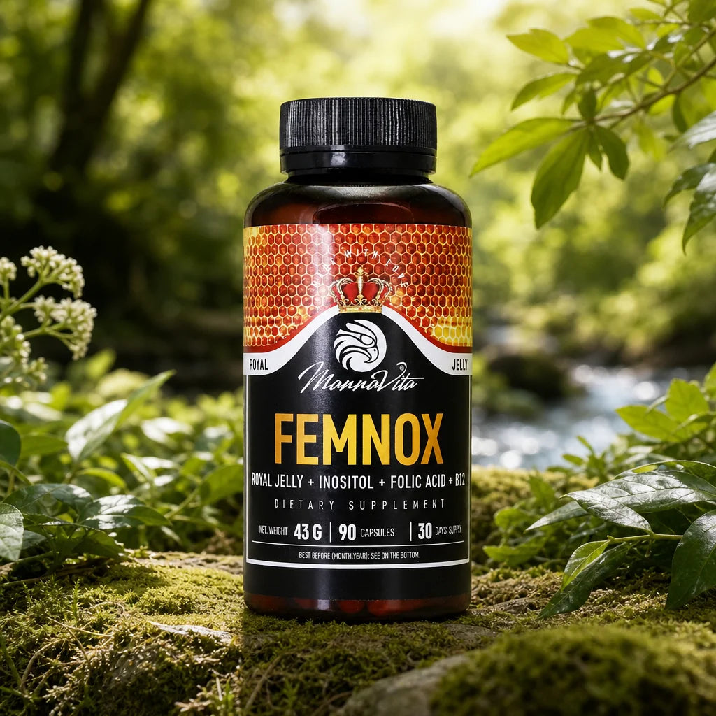 FEMNOX Gelée Royale + Inositol + Folsäure + B12 Komplex • 90 Kapseln