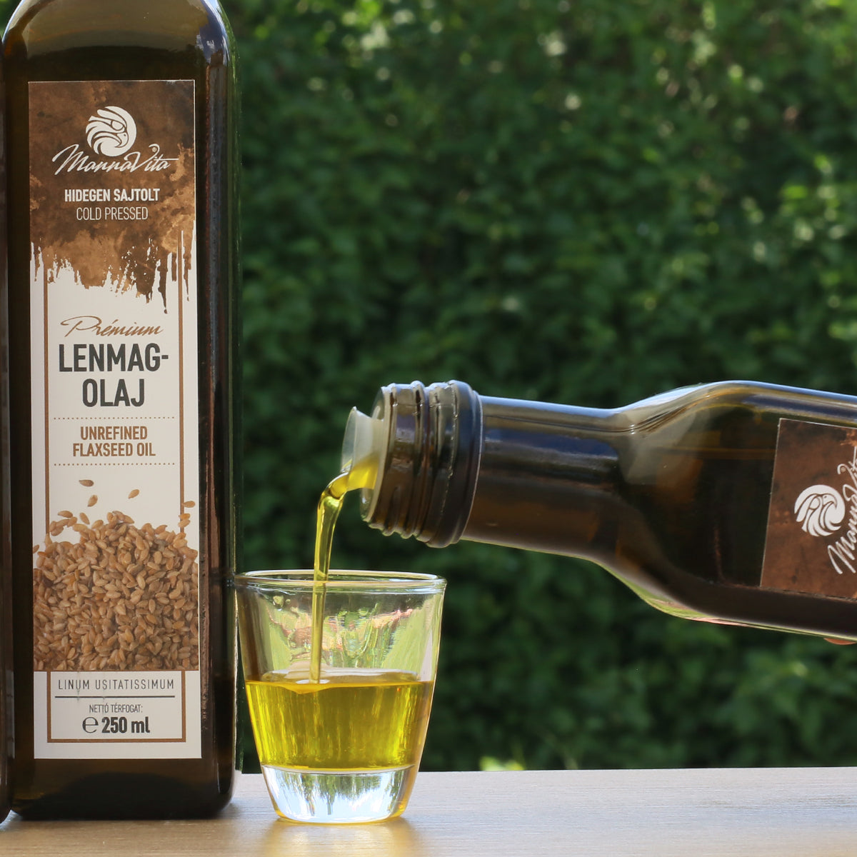 Mannavita Ungarisches kaltgepresstes Leinöl • 250 ml