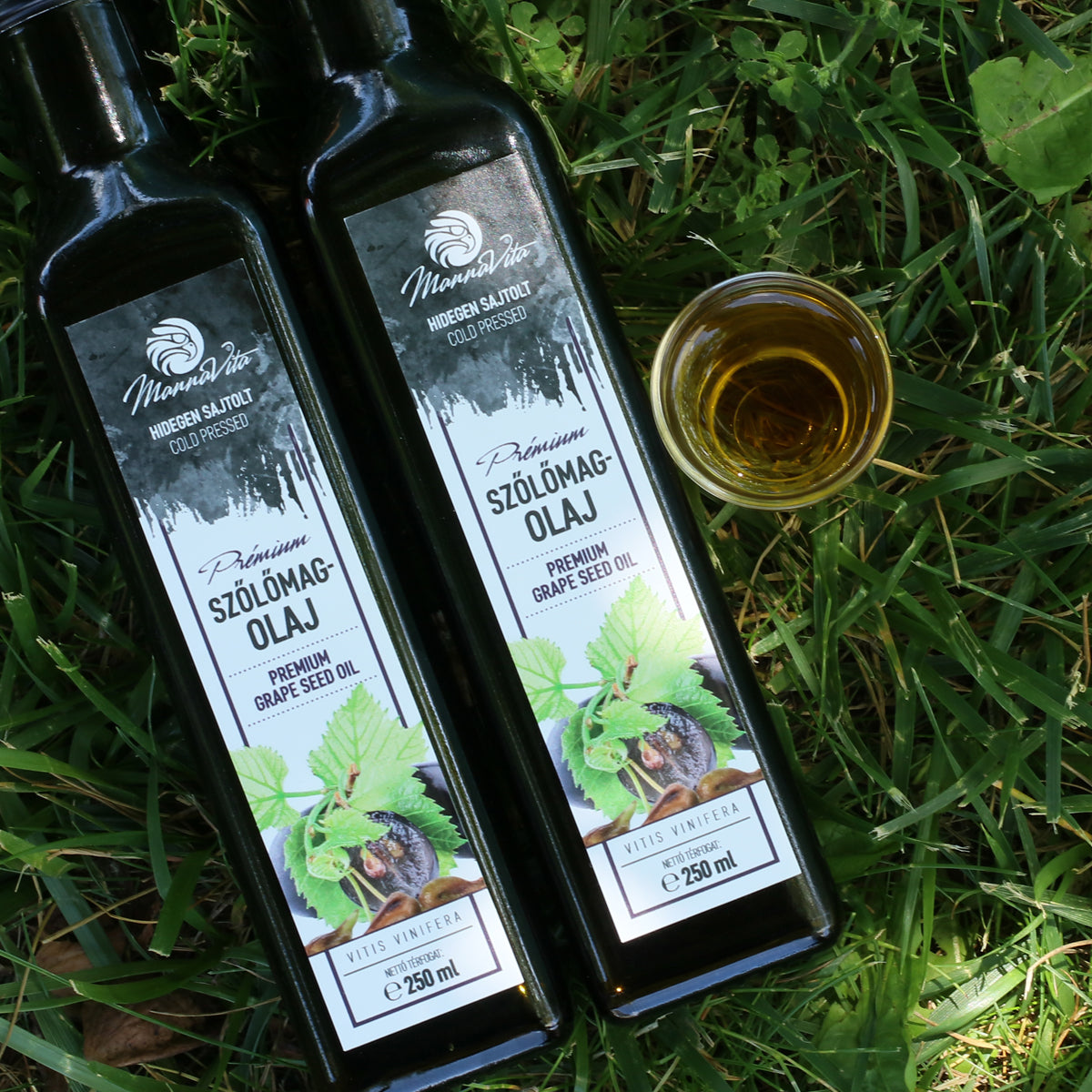 Mannavita Ungarisches kaltgepresstes Traubenkernöl • 250 ml