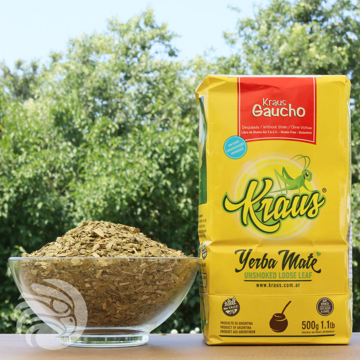 Kraus Yerba Mate • Gaucho, sin palo – ohne Stängel • 500 g