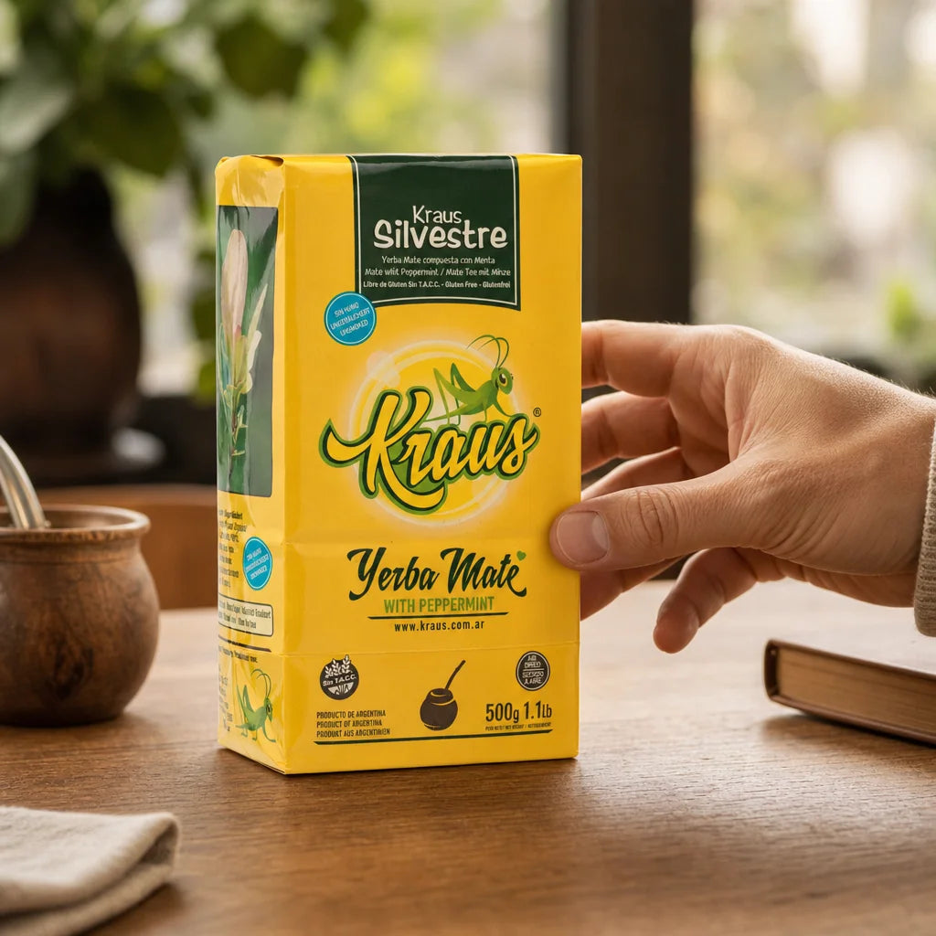 Kraus Yerba Mate • Gaucho, sin palo – ohne Stängel • 500 g