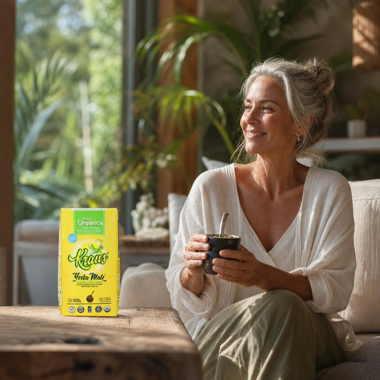 Kraus Yerba Mate • Gaucho, sin palo – ohne Stängel • 500 g