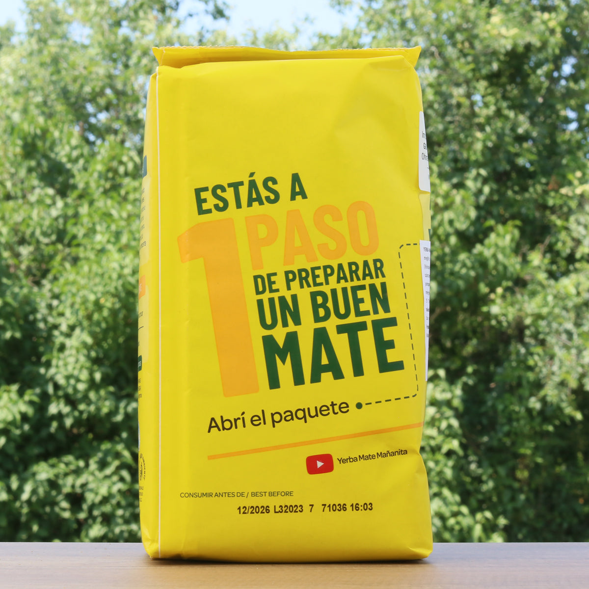 Mañanita Yerba-Mate-Tee • Mit Stängeln hergestellt • 500 g