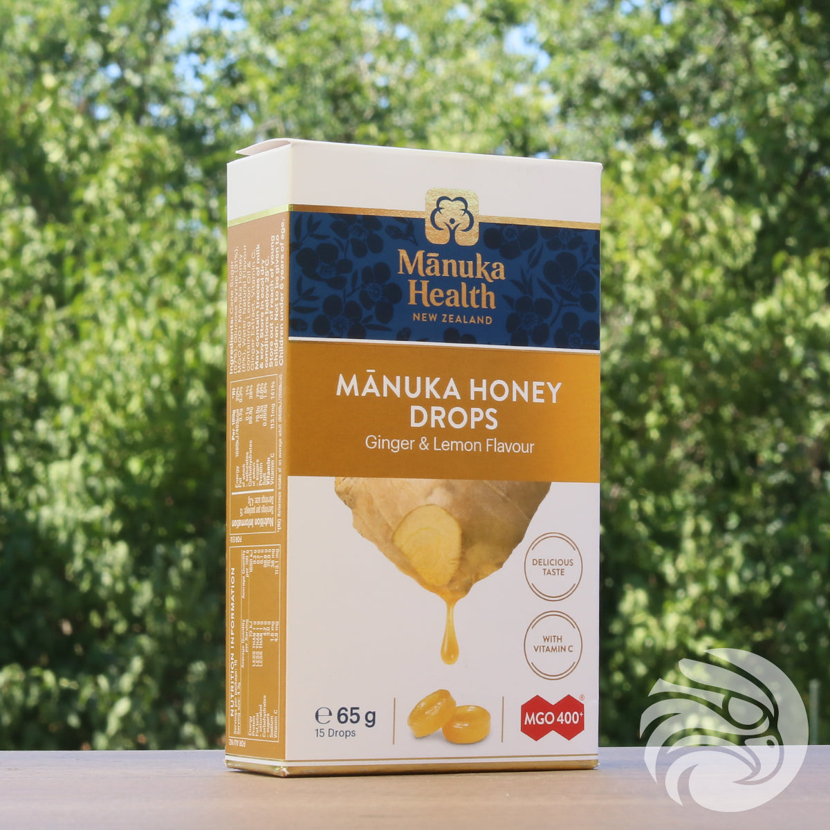 Manuka-Honig Lutschpastillen mit natürlichem Ingwer & Zitrone • 15 Stück