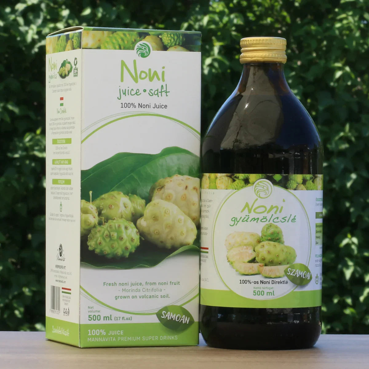 Mannavita Noni 100% pure pressed juice • 500 ml - Mannavita