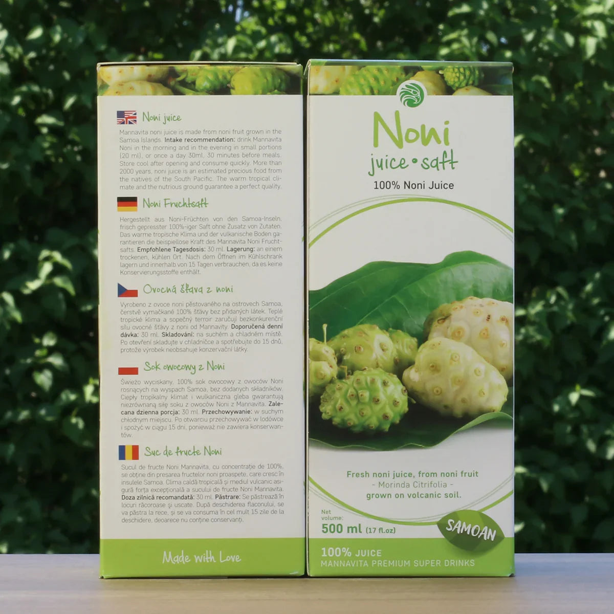 Mannavita Noni 100% pure pressed juice • 500 ml - Mannavita