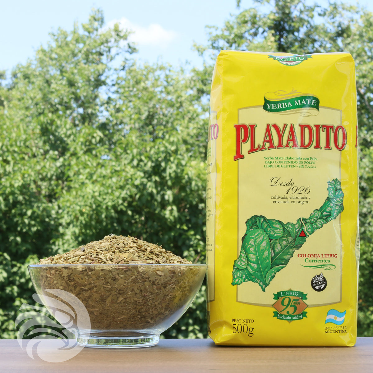Playadito Yerba-Mate-Tee • Mit Stängeln hergestellt • 500 g