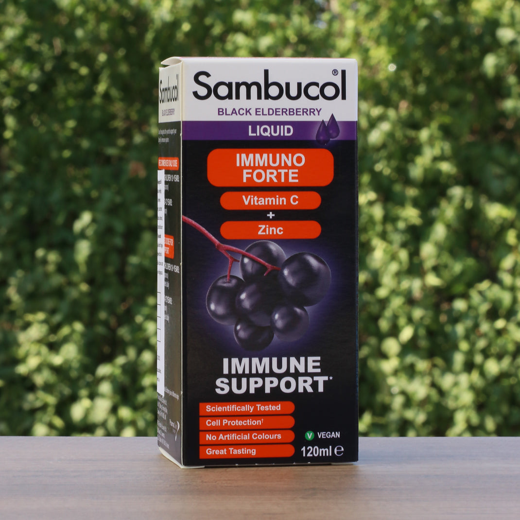 Sambucol Schwarzer Holunderbeerensirup, Immuno Forte • 120 ml