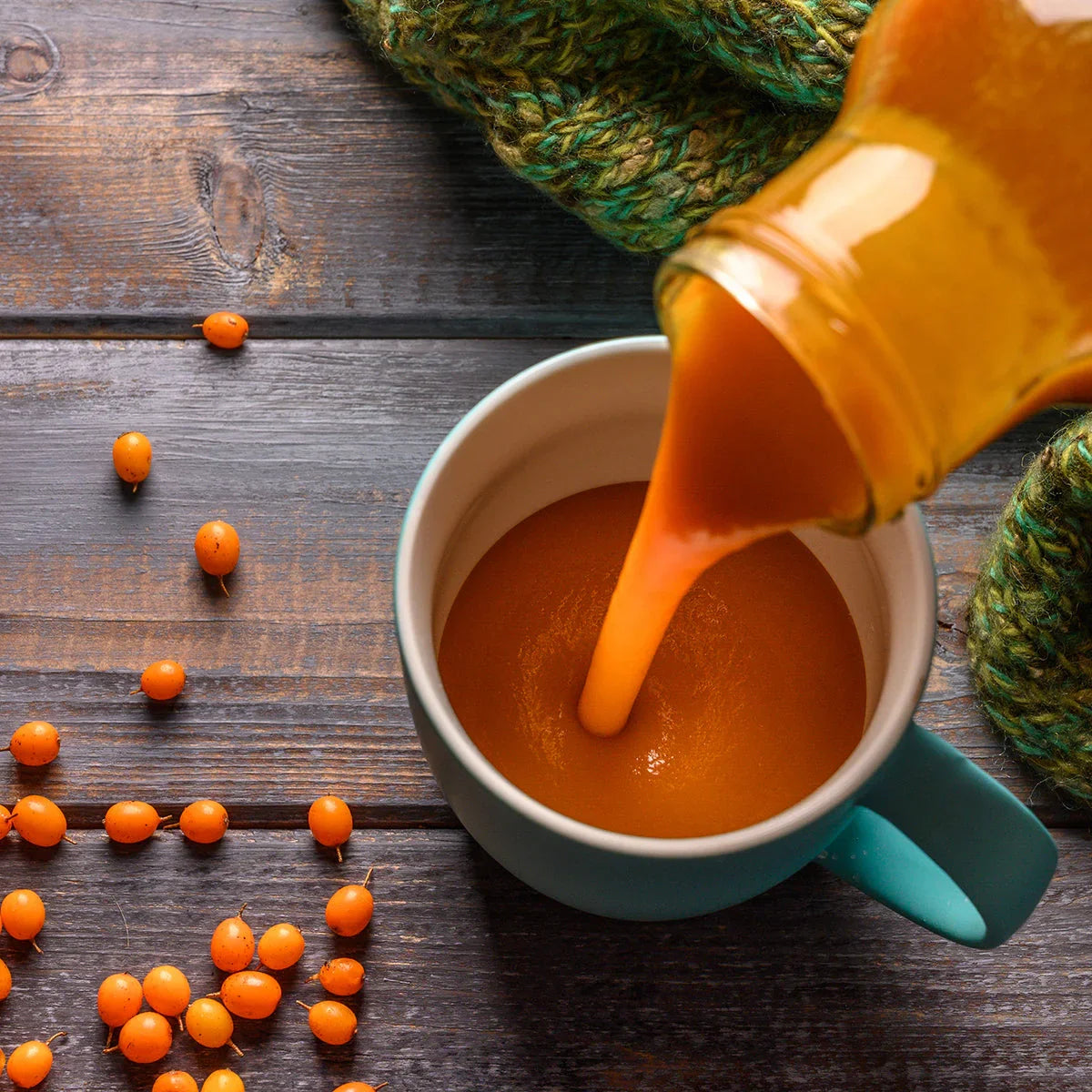 Mannavita Sea buckthorn 100% pure pressed juice • 500 ml - Mannavita