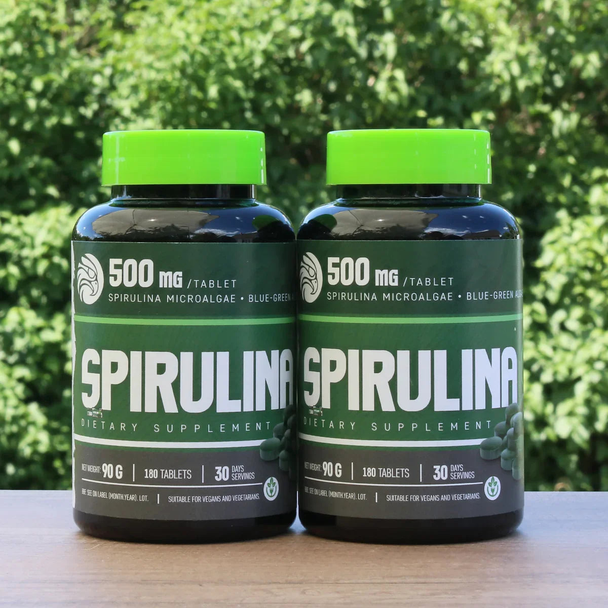 Mannavita Spirulina 500 mg tablets • 180 pcs. - Mannavita