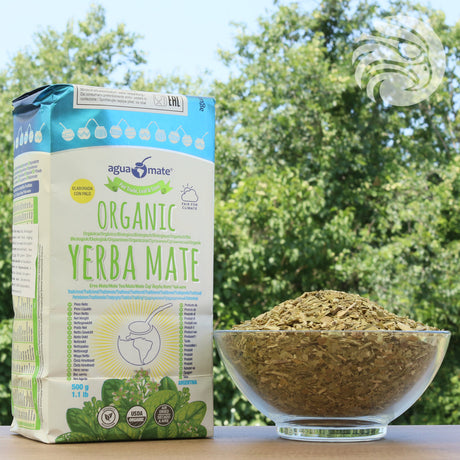 Aguamate Bio-Yerba-Mate • Mit Stängeln hergestellt • 500 g