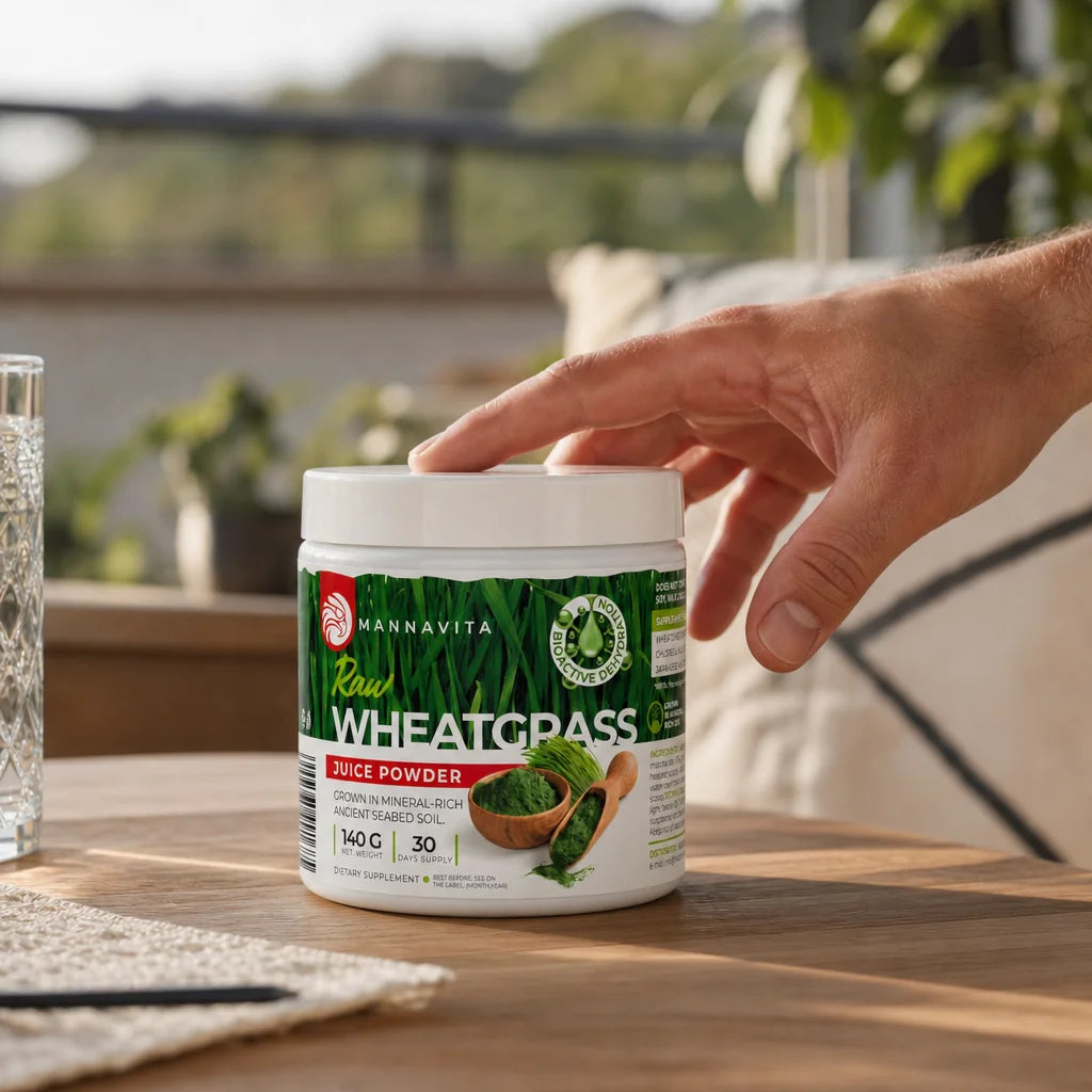 Mannavita Weizengrassaft-Getränkepulver • glutenfrei • 140g