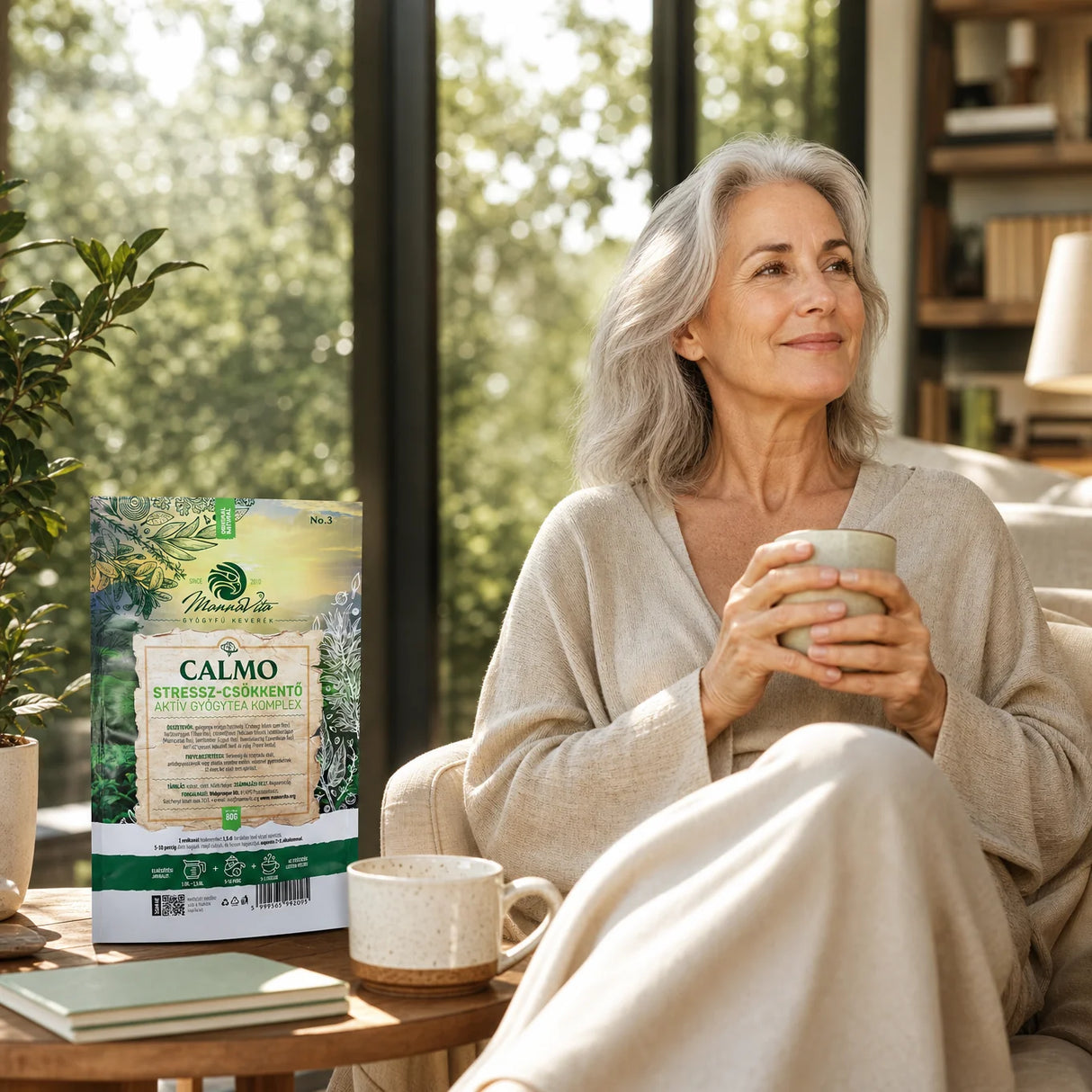 CALMO Aktive Kräuterteemischung zur Stresslinderung • 80g