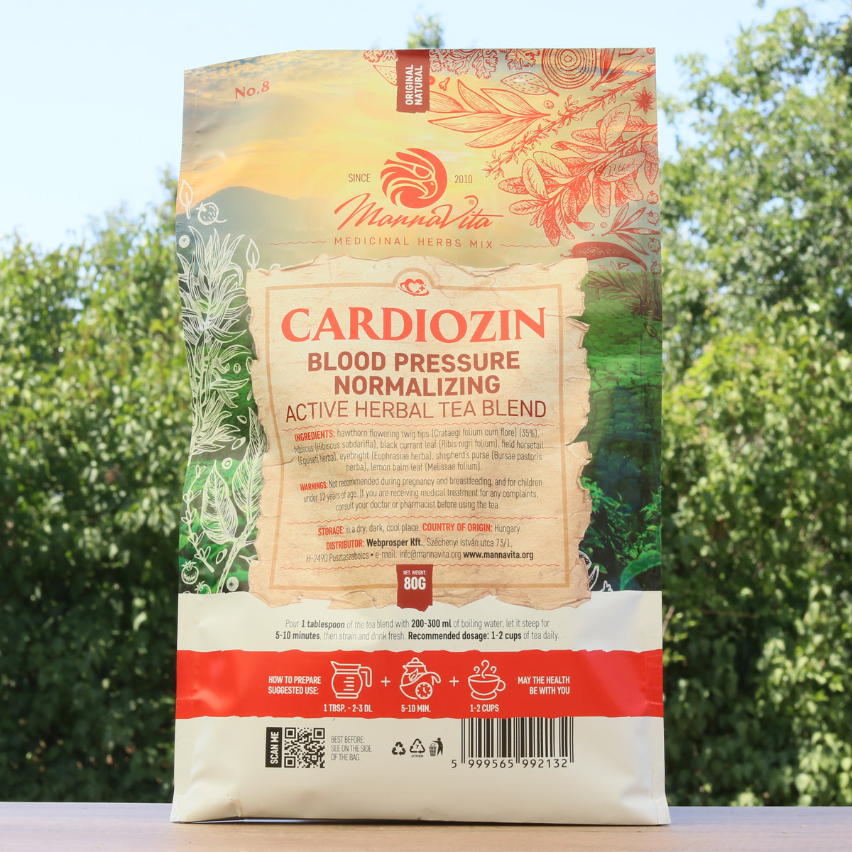 CARDIOZIN blutdrucknormalisierende aktive Kräuterteemischung • 80g