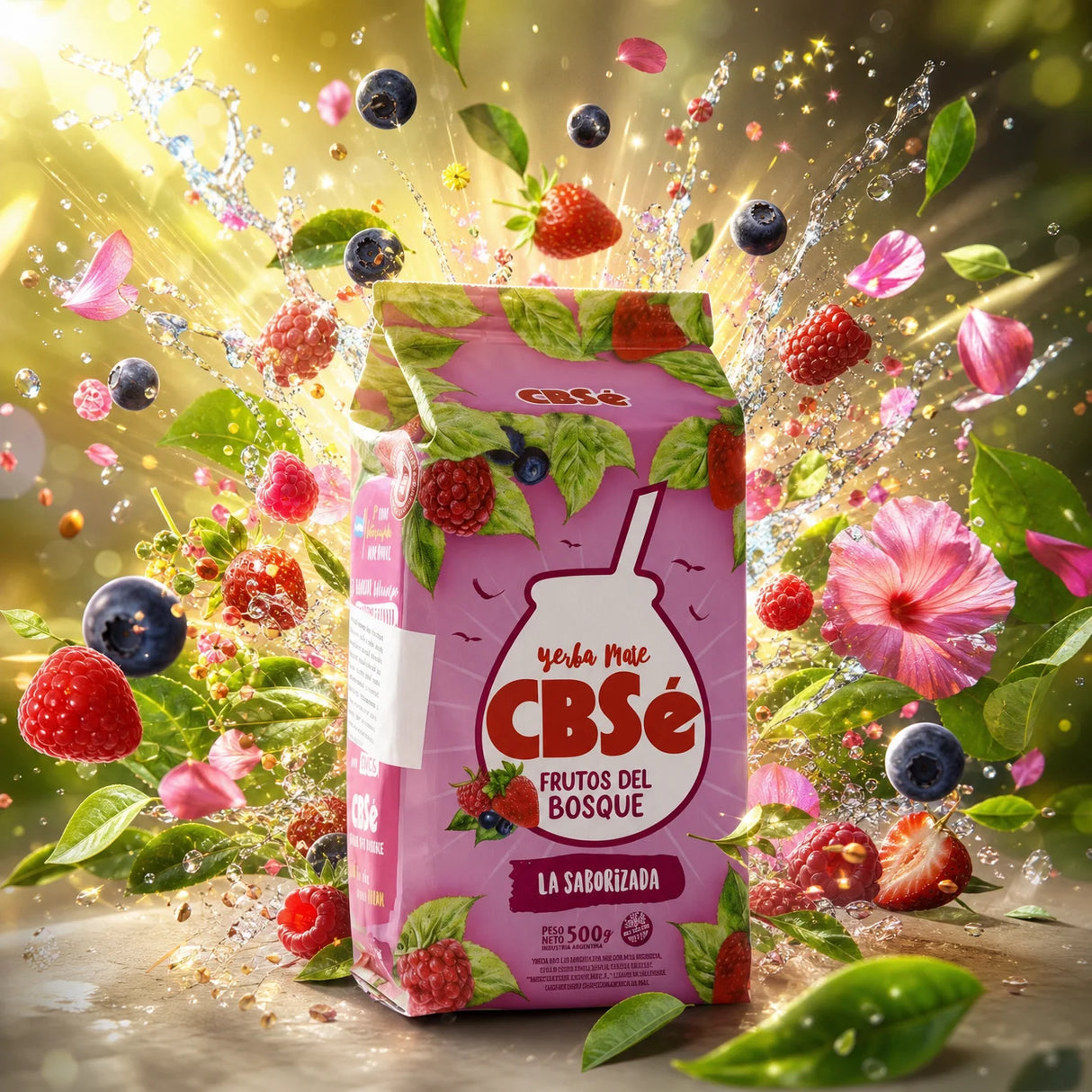 CBSé Yerba-Mate-Tee • Waldfrüchte • 500 g