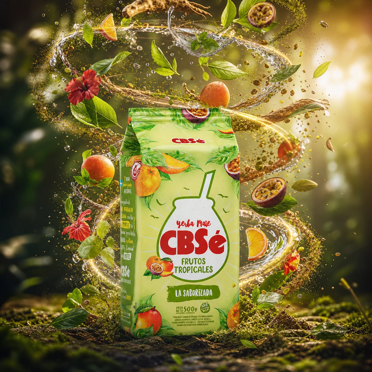 CBSé Yerba-Mate-Tee • Waldfrüchte • 500 g
