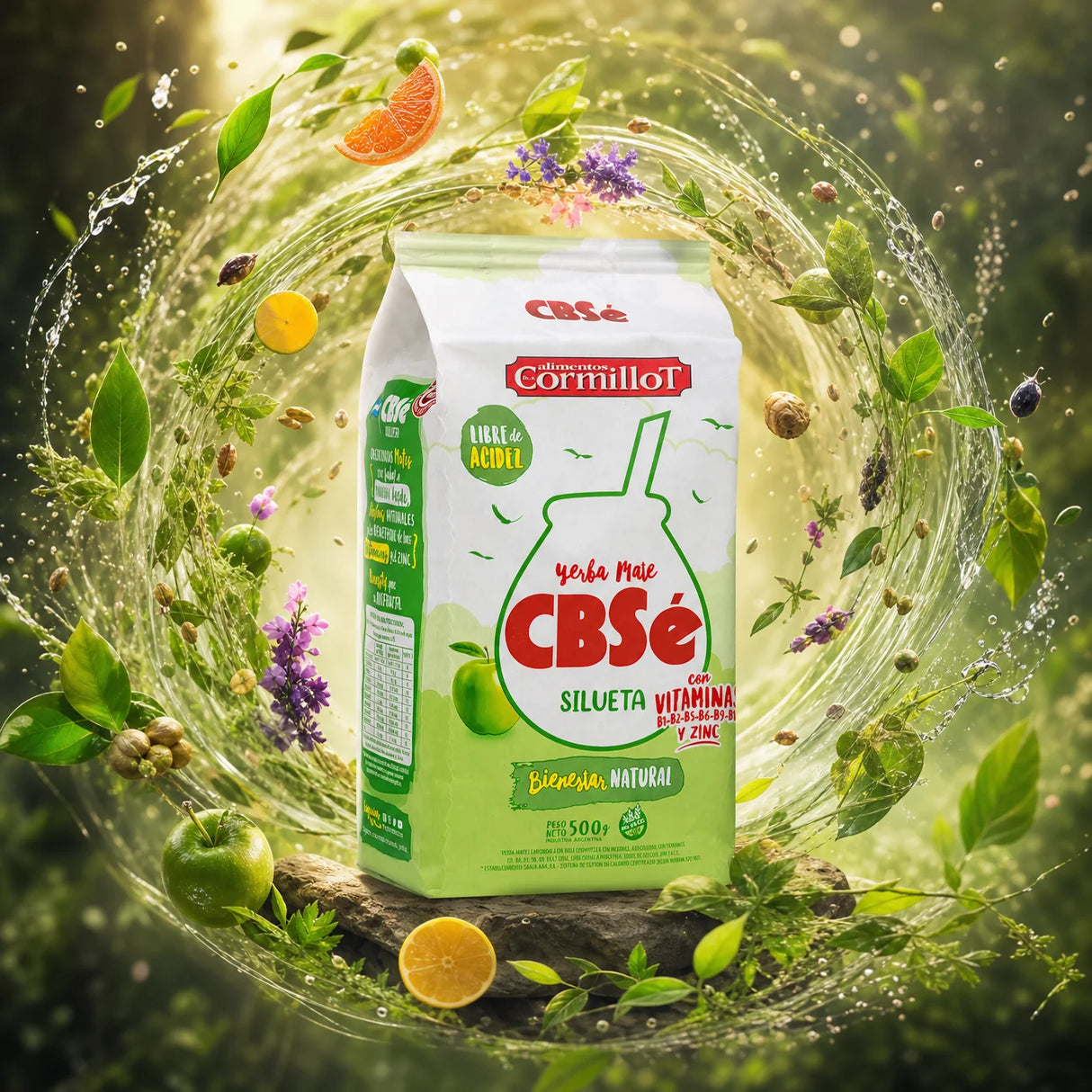 CBSé Yerba-Mate-Tee • Waldfrüchte • 500 g
