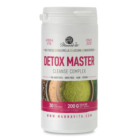 Mannavita Milk Thistle + Wheatgrass + Chlorella + Lucuma • 200 g - Mannavita