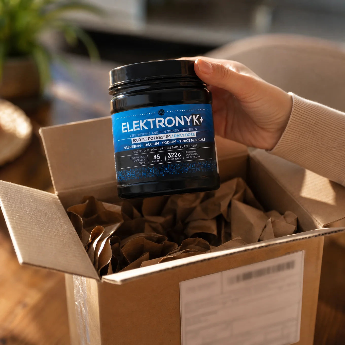 ElektronyK+ Elektrolyt-Pulver mit 1000 mg Kalium • 322g