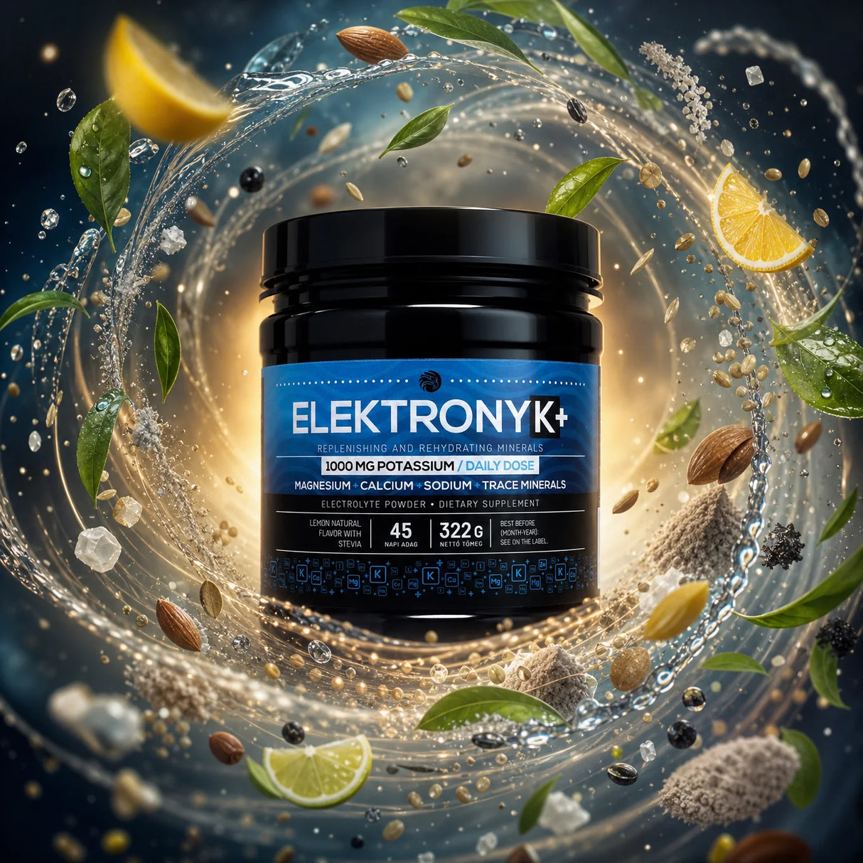 ElektronyK+ Elektrolyt-Pulver mit 1000 mg Kalium • 322g