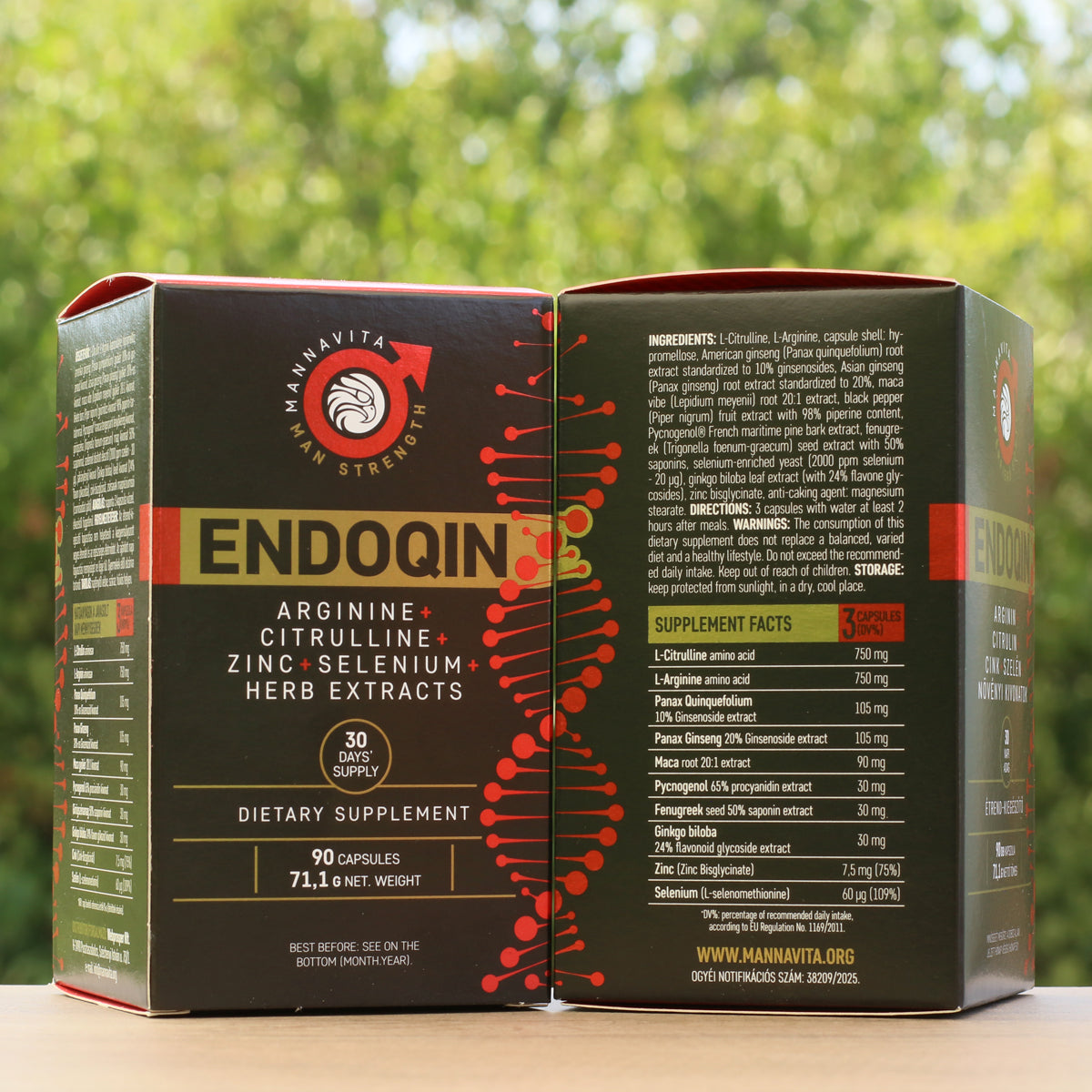 ENDOQIN Manpower Forte • 90 Kapseln