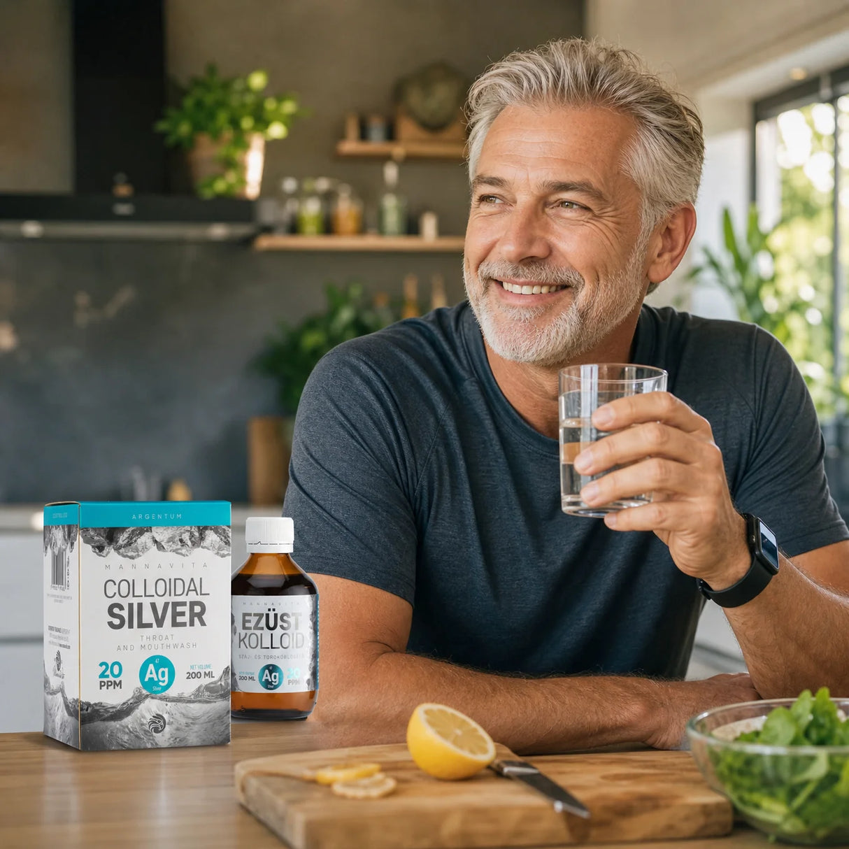 Mannavita Kolloidales Silber 20 PPM • 200 ml
