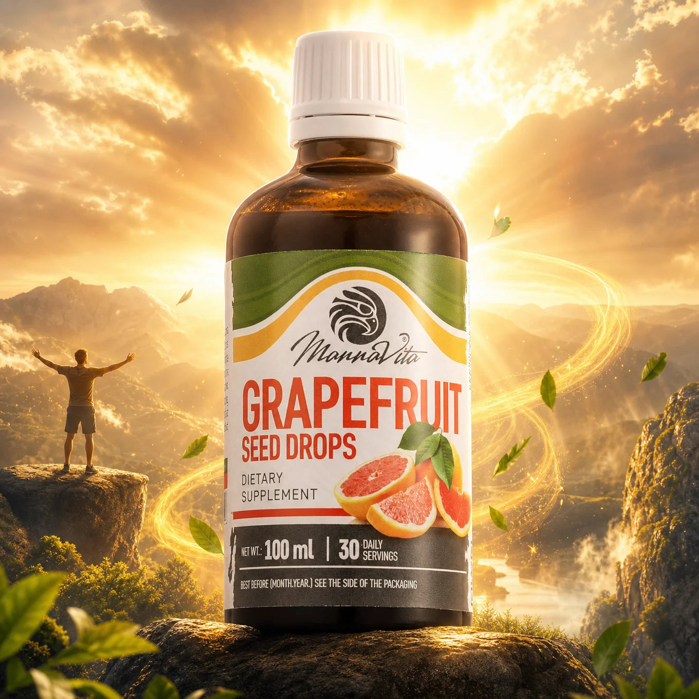 Mannavita Grapefruitkern-Extrakt Tropfen • 100 ml