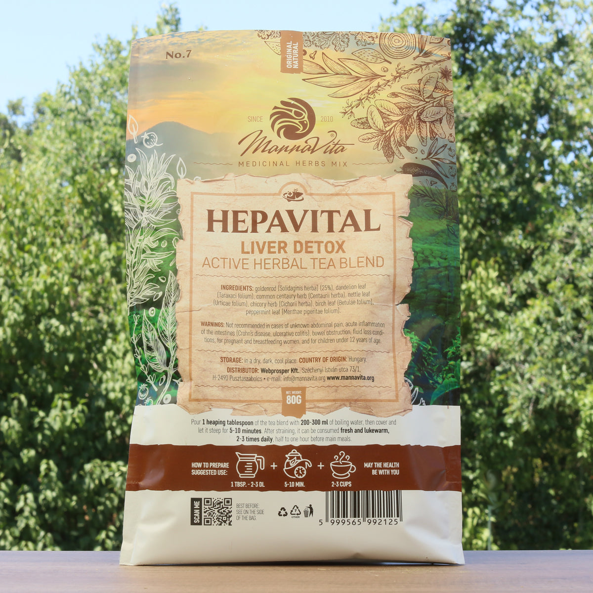 HEPAVITAL Leber-Detox aktive Kräuterteemischung • 80g