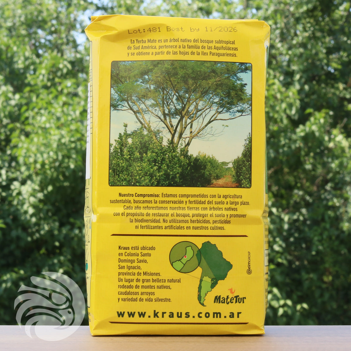 Kraus Yerba-Mate-Tee • Silvestre, Minze • 500 g