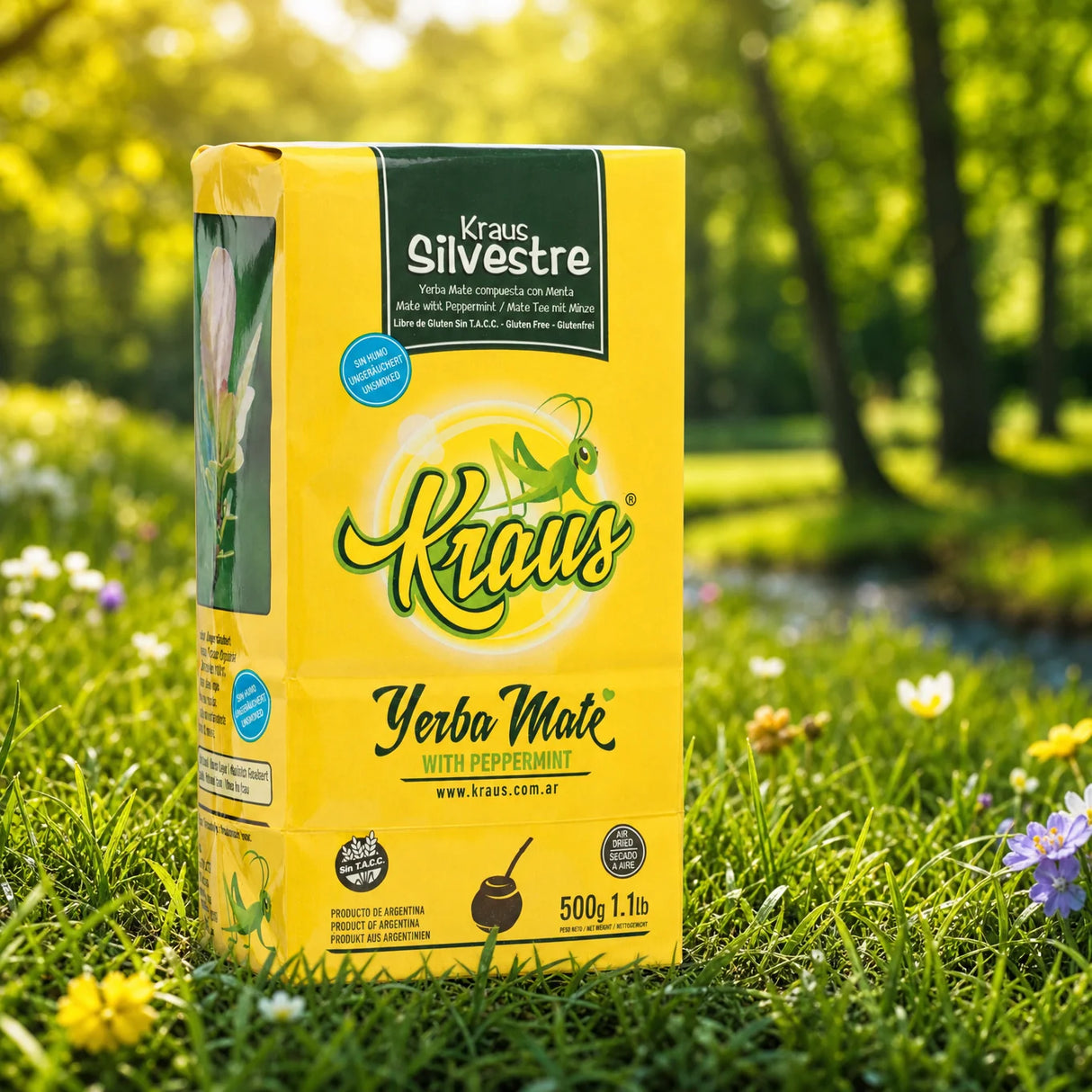 Kraus Yerba Mate • Gaucho, sin palo – ohne Stängel • 500 g