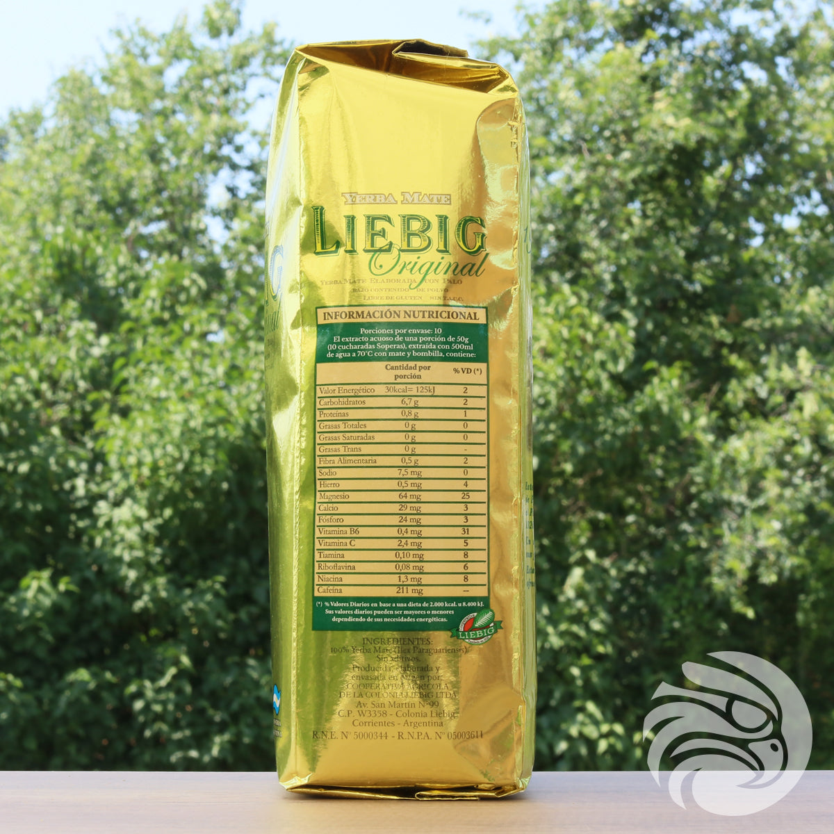 Liebig Original Yerba-Mate-Tee • Mit Stängeln hergestellt • 500 g