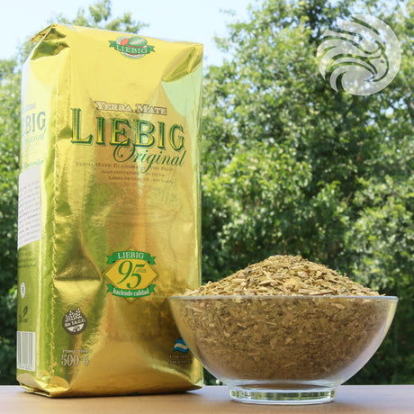 Liebig Original Yerba-Mate-Tee • Mit Stängeln hergestellt • 500 g