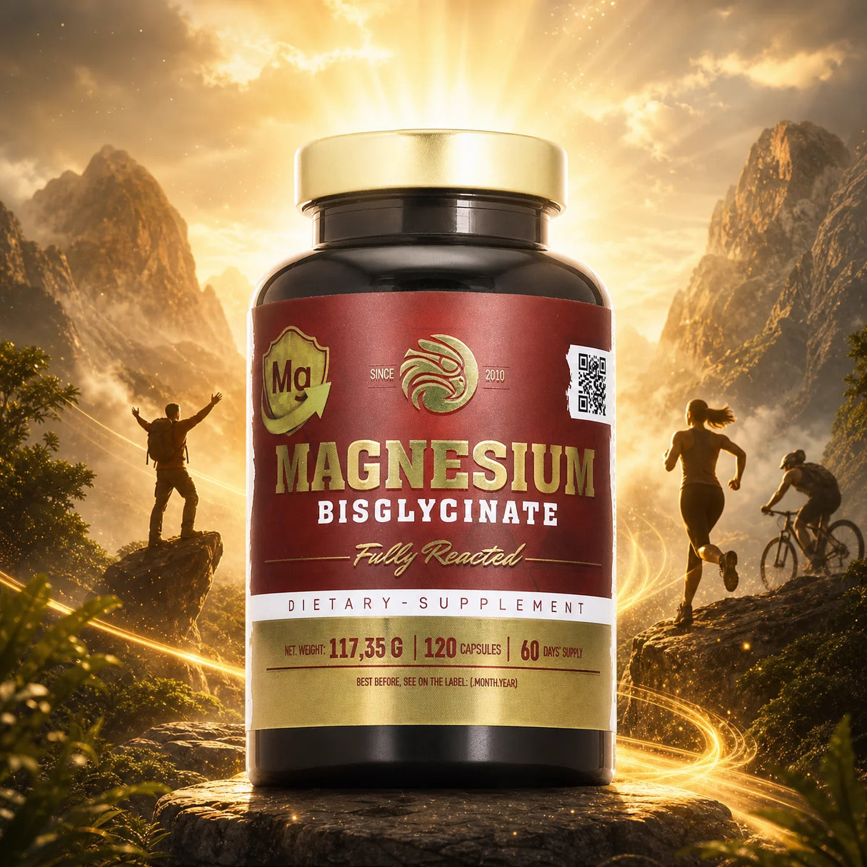 Mannavita MAGNESIUM-Bisglycinat vollständig reagiert • 120 Stück