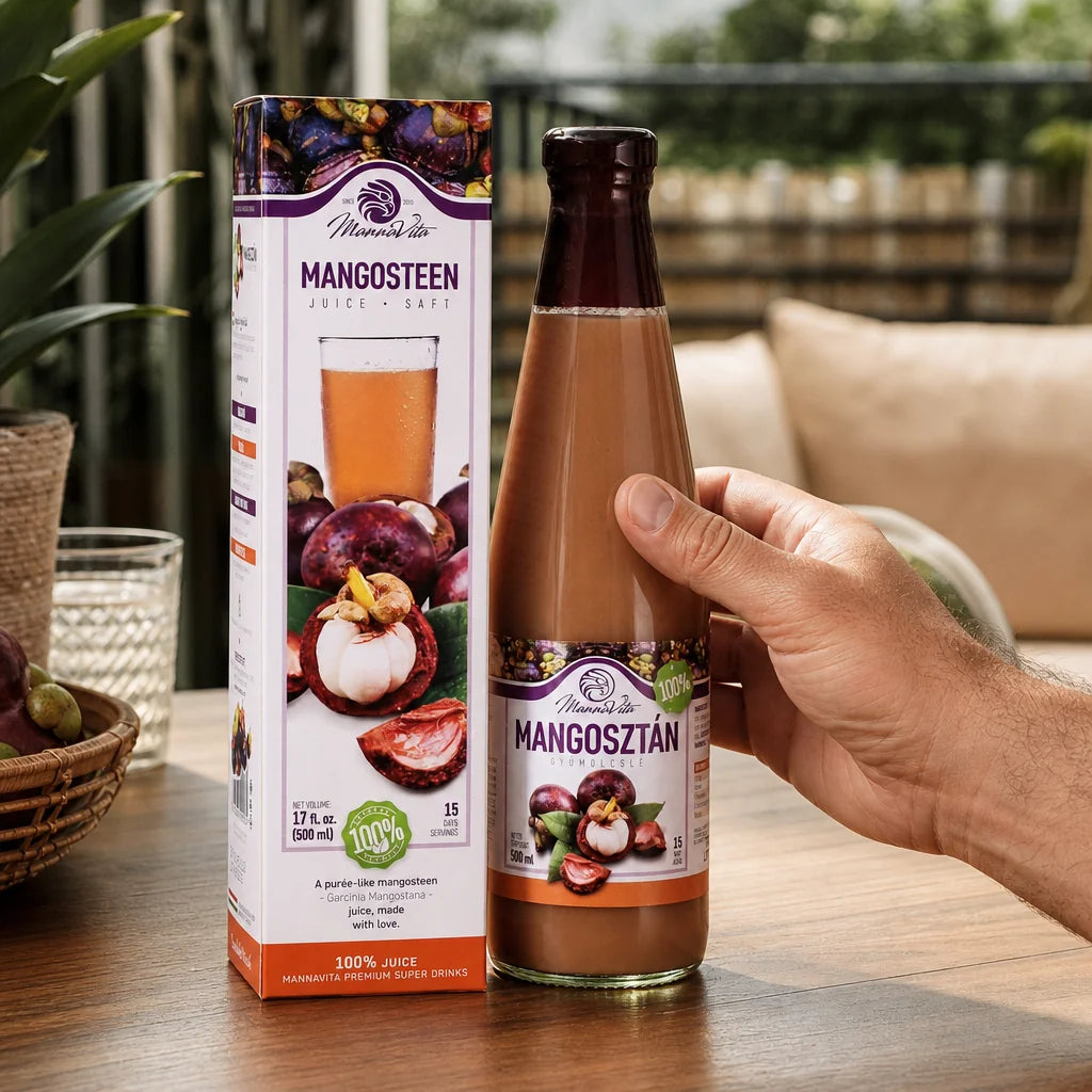 Mannavita Mangostan 100% gepresstes reines Püree • 500 ml