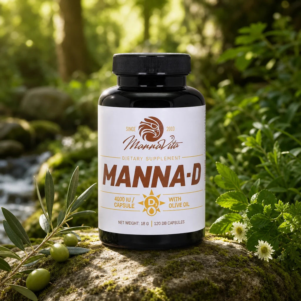 MANNA-D D3 Vitamin in Olivenöl 4000 IU • 120 Kapseln