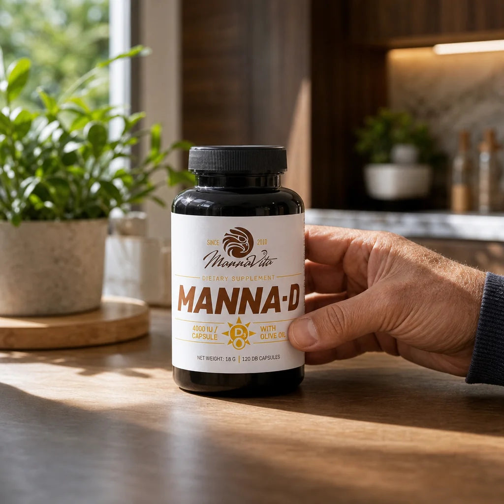 MANNA-D D3 Vitamin in Olivenöl 4000 IU • 120 Kapseln