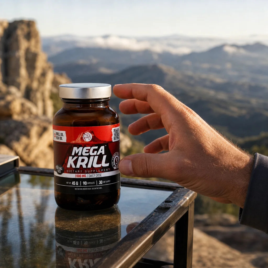 MegaKRILL 1500 mg Krillöl + Fischöl • 90 Kapseln