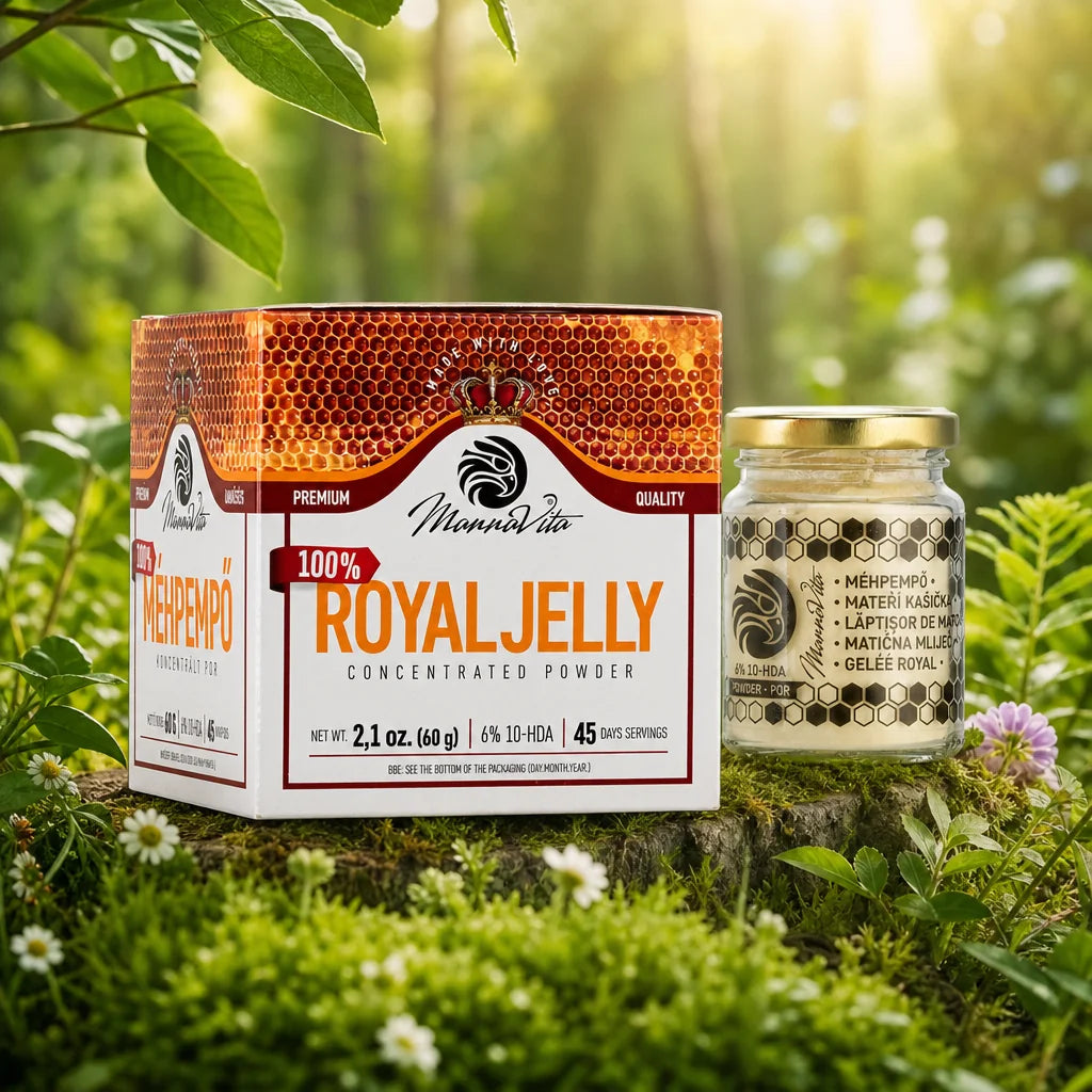 Konzentriertes Gelée Royale PULVER mit 6% 10-HDA-Gehalt • 60g