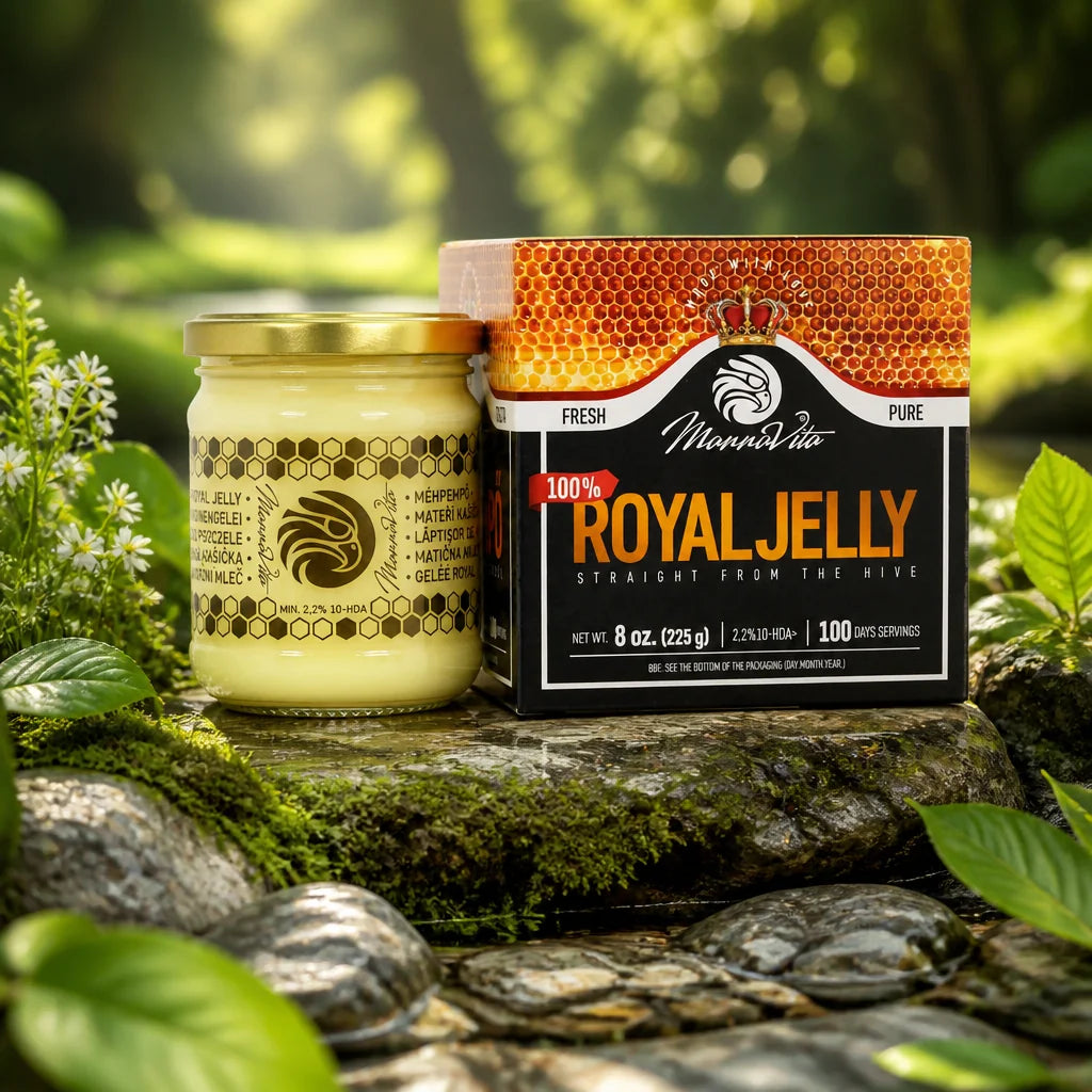 Mannavita Premium Gelée Royale • 2,5% 10-HDA • 100g