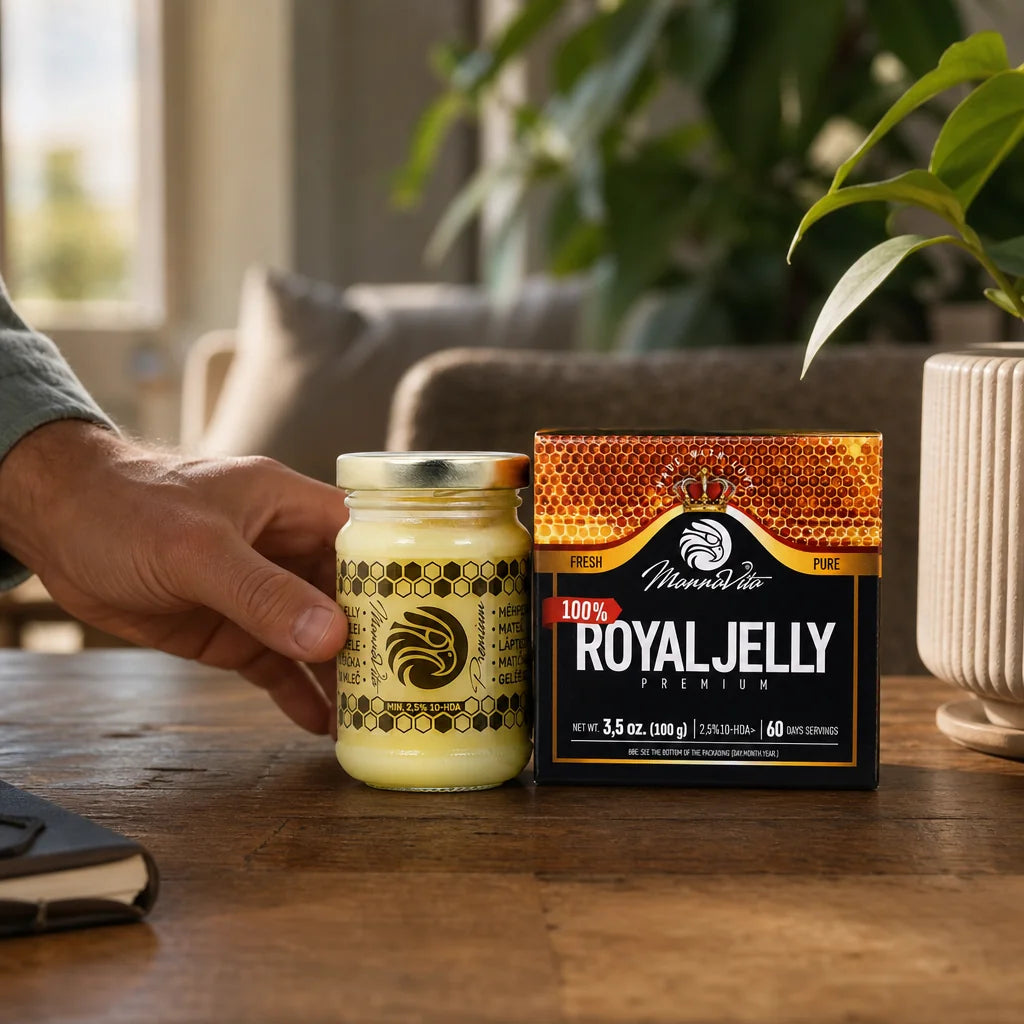 Mannavita Premium Gelée Royale • 2,5% 10-HDA • 100g