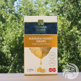 Manuka-Honig Lutschpastillen mit natürlichem Ingwer & Zitrone • 15 Stück