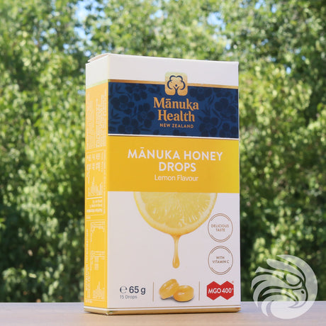 Manuka-Honig Lutschpastillen mit natürlicher Zitrone • 15 Stück
